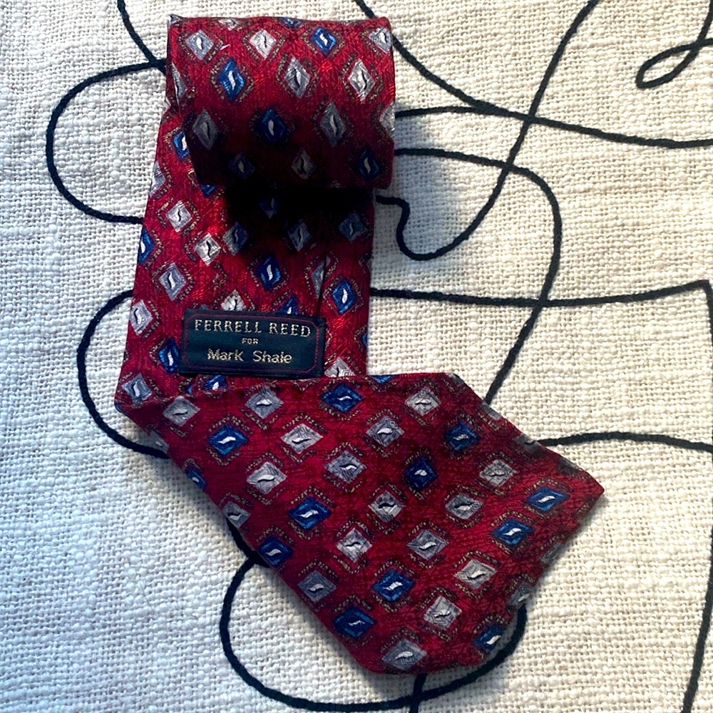 New without‎ tags Ferrell Reed silk tie